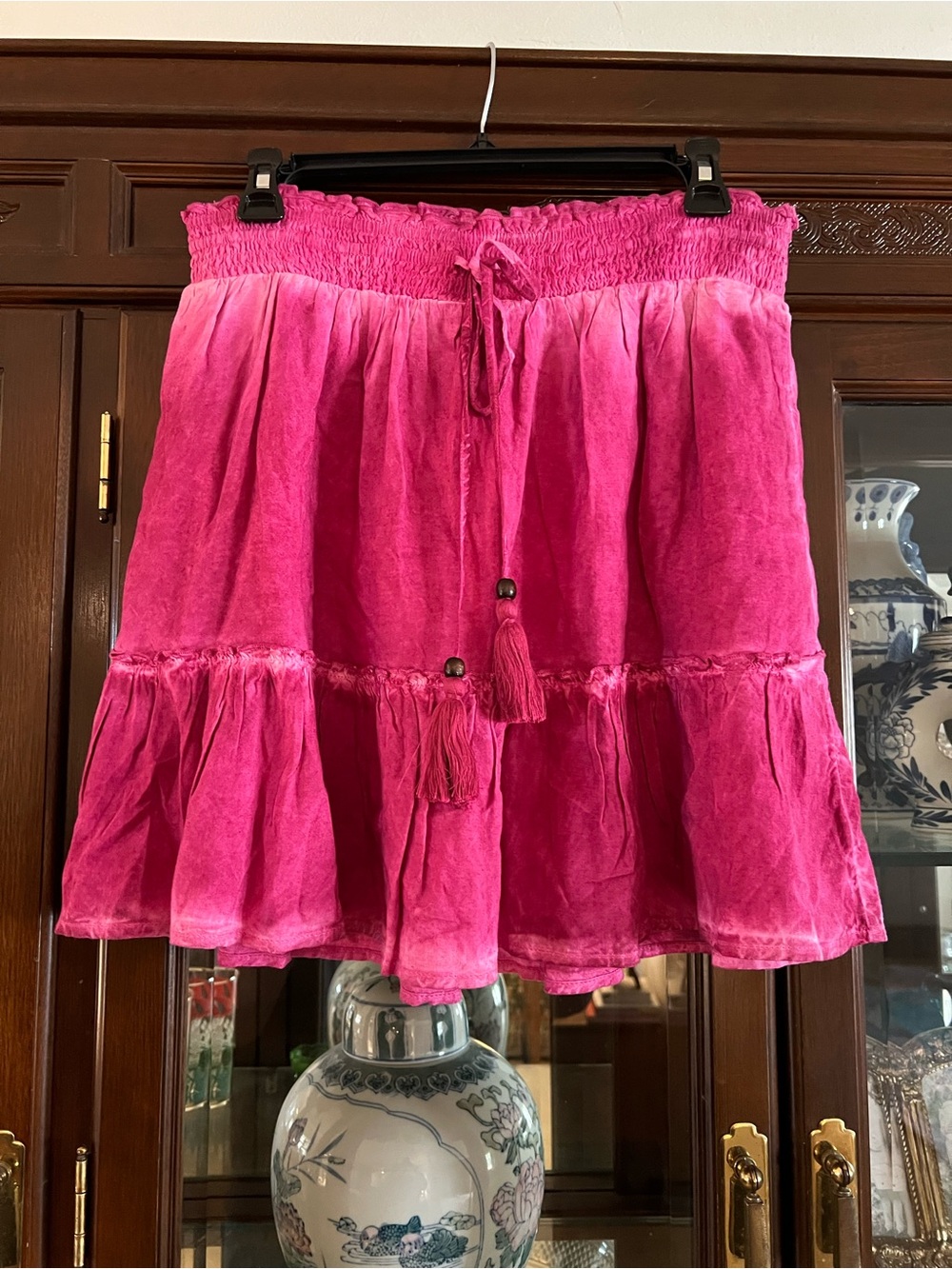 Pilcro Bright Pink mini skirt